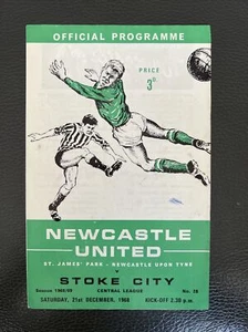 21.12.1968. Newcastle United Reserves v Stoke City Res (Central League). - Picture 1 of 2