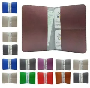 Leather car gloss protective cover folder case vehicle license case ID cards☆☆☆☆☆☆☆ - Picture 1 of 28