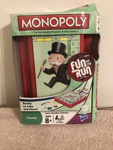 2012 Monopoly Fun On The Run Travel Game NIB - Picture 1 of 4