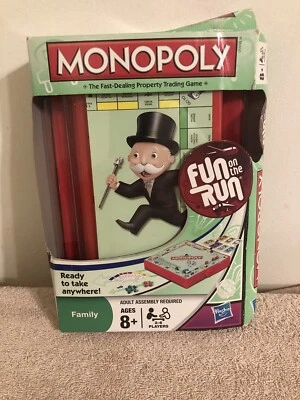 2012 Monopoly Fun On The Run Travel Game NIB - Image 1 of 4
