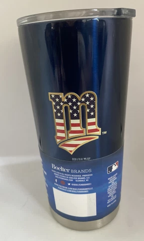 Minnesota Twins 20oz Ultra Travel Tumbler MLB Boelter Brands 12hrs Hot 24 Cold Cover