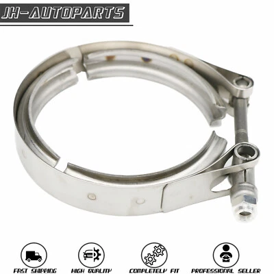 Abrazadera de banda V de escape a turbo para Ford 6,0 L 7,3 L Powerstroke F81Z8287EA Foto 1 de 4