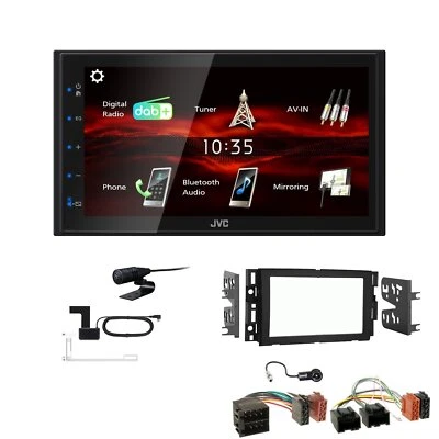JVC Bluetooth DAB+ Autoradio für Chevrolet Equinox Facelift 2007-2009 - Bild 1 von 4