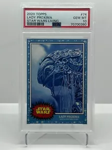 2020 Topps Star Wars Living Set #74 Lady Proxima PSA 10 - Foto 1 di 2