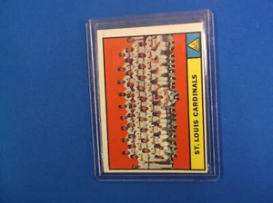1961 Topps Baseball # 347 St. Louis Cardinals Team card EX+ - Picture 1 of 2