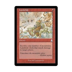 WOTC MtG Urza's Destiny Landslide (U) (Foil) VG - Picture 1 of 1
