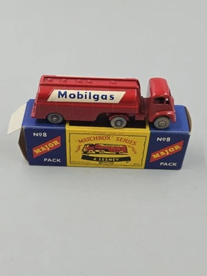 Vintage Matchbox Lesney Major Pack M-8 Mobilgas Petrol Tanker With The Original - Image 1 of 4