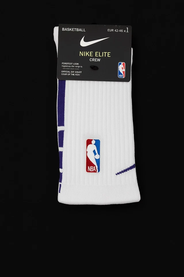 Nike Elite NBA Crew Calcetines Dri-Fit Medianos Grandes 1 par Púrpura Baloncesto Envío Rápido  Foto 1 de 2
