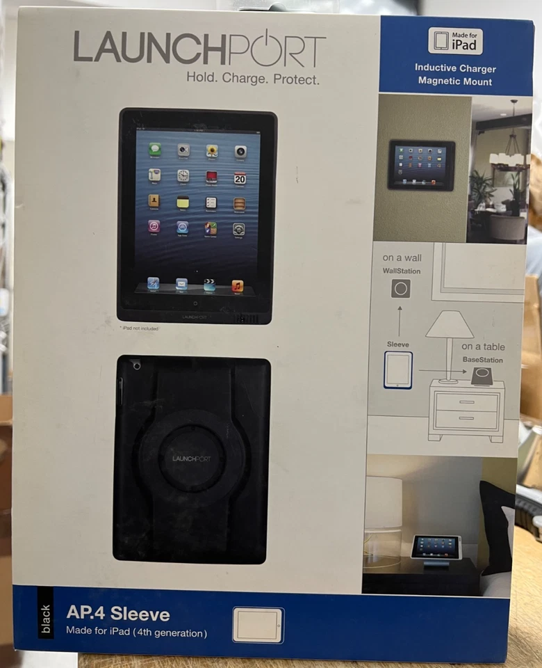 iPort LaunchPort AP.4 Sleeve Black for iPad 4th Generation - Image 1 of 2