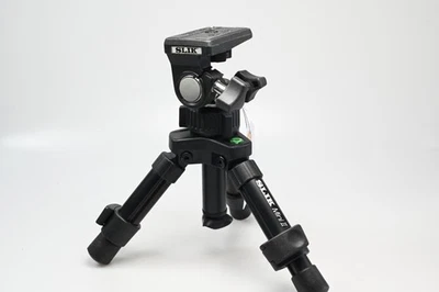 Trípode digital Slik Mini II 2 vías cabezal panorámico/inclinable #G249 Foto 1 de 4