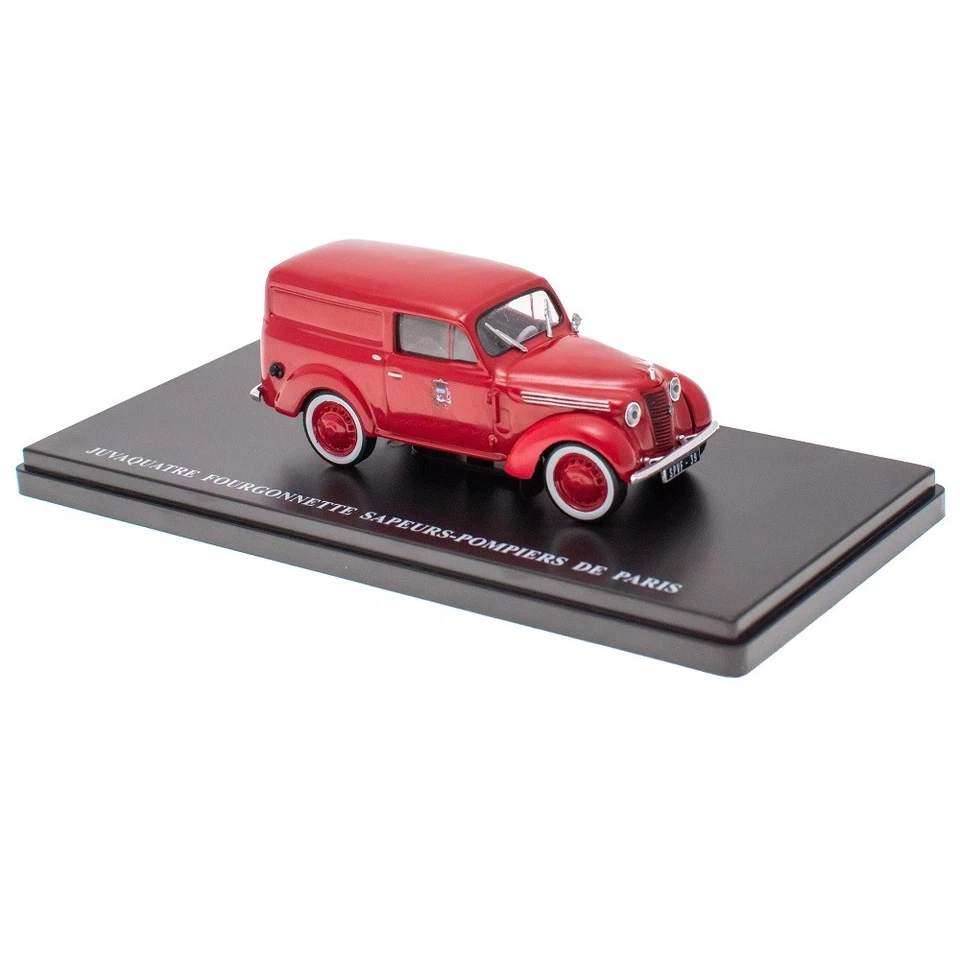Renault Juvaquatre Fourgonnette Paris 1953 Firefighter Hachette 1:43 VAN DIECAST - Image 1 of 1