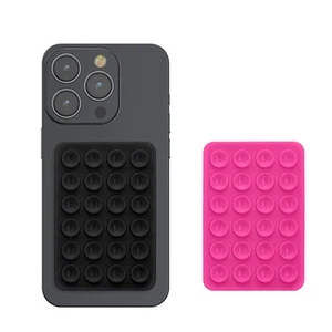 2x silikonowy uchwyt na przyssawkę na telefon komórkowy - uchwyt na telefon komórkowy samoprzylepny - 5,5 x 8cm - Zdjęcie 1 z 8