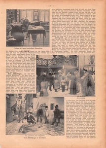 Klöckelsingen in Sarnthein Tirol - 1907 - Historischer Bildbericht ~21x30cm - Bild 1 von 1