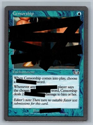 Magic The Gathering Unglued Censorship #15/94 MTG TCG CCG - Image 1 of 2