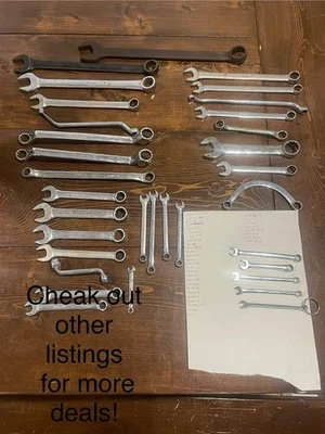 33 Snap On Wrenches Mixed Lot And Sizes , See Photos For Details , Fast Ship - Image 1 of 4
