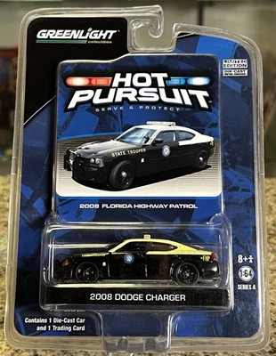 Hot Pursuit 2008 Florida Highway Patrol Limited Edition Die-Cast Metal Chasis - Image 1 of 3