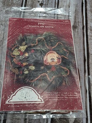 Homespun Elegance Noah's Ark圣诞老人装饰十字绣套件 — 第 1/2 张图片