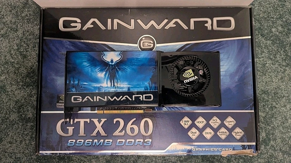 Gainward GeForce GTX 260 Retro OVP 896MB DDR3 - Image 1 of 4