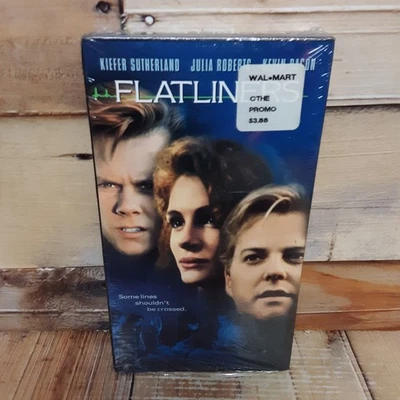 Flatliners VHS Sealed Julia Roberts Kiefer Sutherland Kevin Bacon Thriller - Image 1 of 4