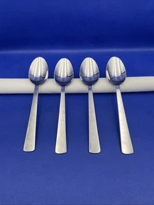 Villeroy & Boch NOTTING HILL Stainless Soup Spoons 18/10 Glossy Flatware Lot 4 - Picture 1 of 6