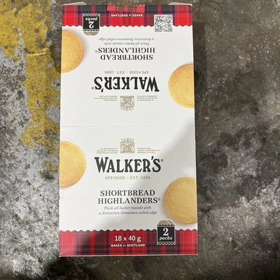 New Walkers Shortbread Highlanders Cookies - 2-Pack Snack Pack, 18 Ct, Exp 04/26 - Image 1 of 4