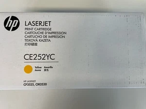 Original HP CE 252 YC Yellow LaserJet CP3525 CM3530 MFP Toner OVP NEU - Photo 1/4