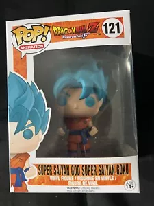 Pop! Animación Dragonball Z #121 Super Saiyan God Super Saiyan Goku Hot Topic - Imagen 1 de 6
