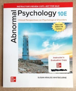 Abnormal Psychology 10th edition, Whitbourne, Paperback, McGraw Hill 2023 - Picture 1 of 3