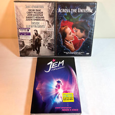 INSIDE LLEWYN DAVIS/ ACROSS THE UNIVERSE/ JEM AND THE HOLOGRAMS (DVD) Music NEW