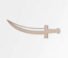 Wooden Shape Pirate Sword, Wooden Cut Out, Wall Art, Home Decor, Wall Hanging