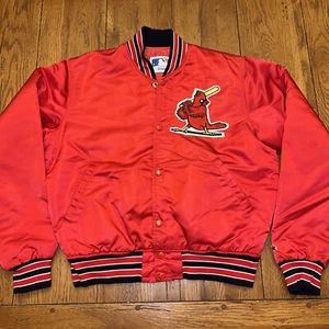 Vintage Starter St. Louis Cardinals Official MLB Bomber Jacket Size M Baseball - Picture 1 of 21