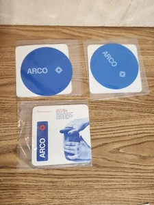 3 Vintage Sinclair Arco Benzinglas Flaschendeckelöffner Greifer Gummi Werbung - Bild 1 von 3
