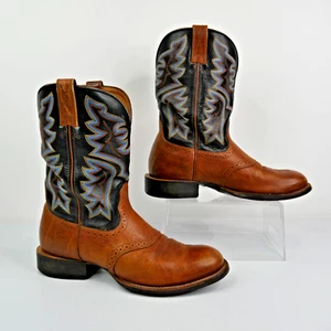 Twisted X Round Toe Leather Upper Work Boot Black Mens Size 10.5D Soft and Light - Picture 1 of 10