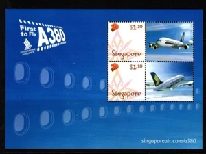 SINGAPORE 2007 FIRST TO FLY MINIATURE SHEET MNH - Picture 1 of 1