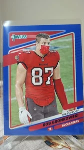 Rob Gronkowski 2021 Donruss Blue Press Proof Variation #104 Tampa Bay Bucaneers - Picture 1 of 2