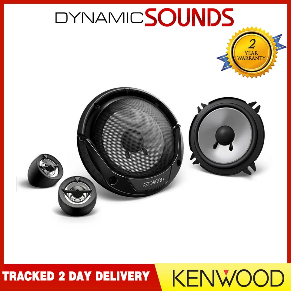 Kenwood Kfc-e130p 13cm 5.25" 250w in Car Vehicle Audio Component System Speakers