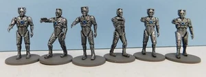 6 X Well Painted Warlord Games 28mm Plastic Doctor Who Cybermen - Picture 1 of 2
