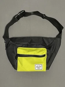NWT Herschel Seventeen Crossbody Fanny Pack 10017-03180 Black/Volt 3.5L RARE - Picture 1 of 5