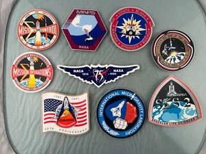 Lote de 9 pegatinas especiales NASA de colección Mission Control Inter MicroGravity Lab Anniv. - Imagen 1 de 7