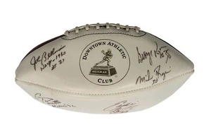 RARE Original Downtown Athletic Club Heisman MULTI-SIGNED Leather Baden Football - Picture 1 of 8