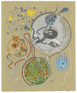 Paths of Return - 2013 2nd Edition - Andrew DeGraff - Star Wars Cinemaps Mondo - Picture 1 of 6