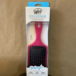 Wet Brush Paddle Detangler Brush - Pink - New In Box - Picture 1 of 9
