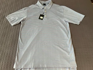 Dunning Golf Men's Purple Gray Poly Blend Performance Golf Shirt Size XL NWT - Picture 1 of 5