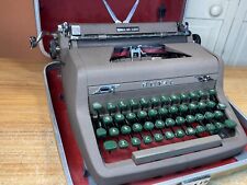 1952 Royal Quiet DeLuxe Vintage Portable Typewriter Working w New Ink & Case