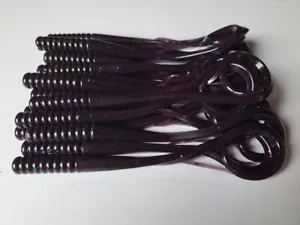 Engulf Baits 7" Bungee Reflex Worms in CandyBug Color  12 ct. pckg. - Picture 1 of 1