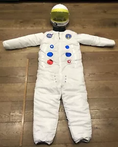 Adult Small Astronaut white space suit costume & Helmet. Halloween costume BE97 - Picture 1 of 9