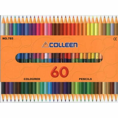COLLEEN 60 Colored Pencil Set Circle 30 pcs 60 colors 785-30/60 Art Drawing - Image 1 of 4