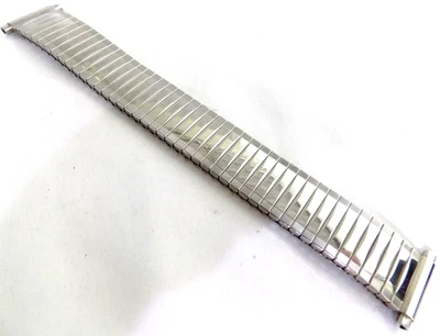 Pulseira de relógio de expansão vintage 6" ou 153mm comprimento 17mm 18mm 19mm 20mm 21mm 22mm - Imagem 1 de 4