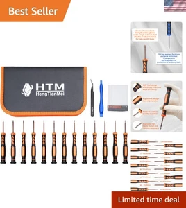Ultimate 18-Piece Precision Screwdriver Kit - Perfect for Tech Repairs & Puzzles - Picture 1 of 8