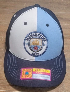 Manchester City Marina Adjustable Snapback Soccer Hat Cap Blue  Premier League  - Picture 1 of 6